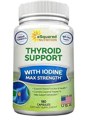 aSquared Nutrition Premium Thyroid Support Supplement wit