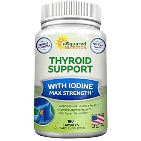 aSquared Nutrition Premium Thyroid Support Supplement wit