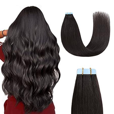 Sunya Tape in Hair Extensions 16 inches Silky Straight Re