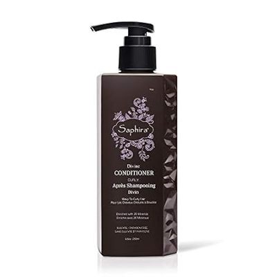 Saphira Divine Curly Conditioner， Sulfate-Free， Paraben-F