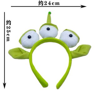 新款绿色怪物发箍舞会Party史瑞克头箍发饰 长江七号七仔发箍头饰
