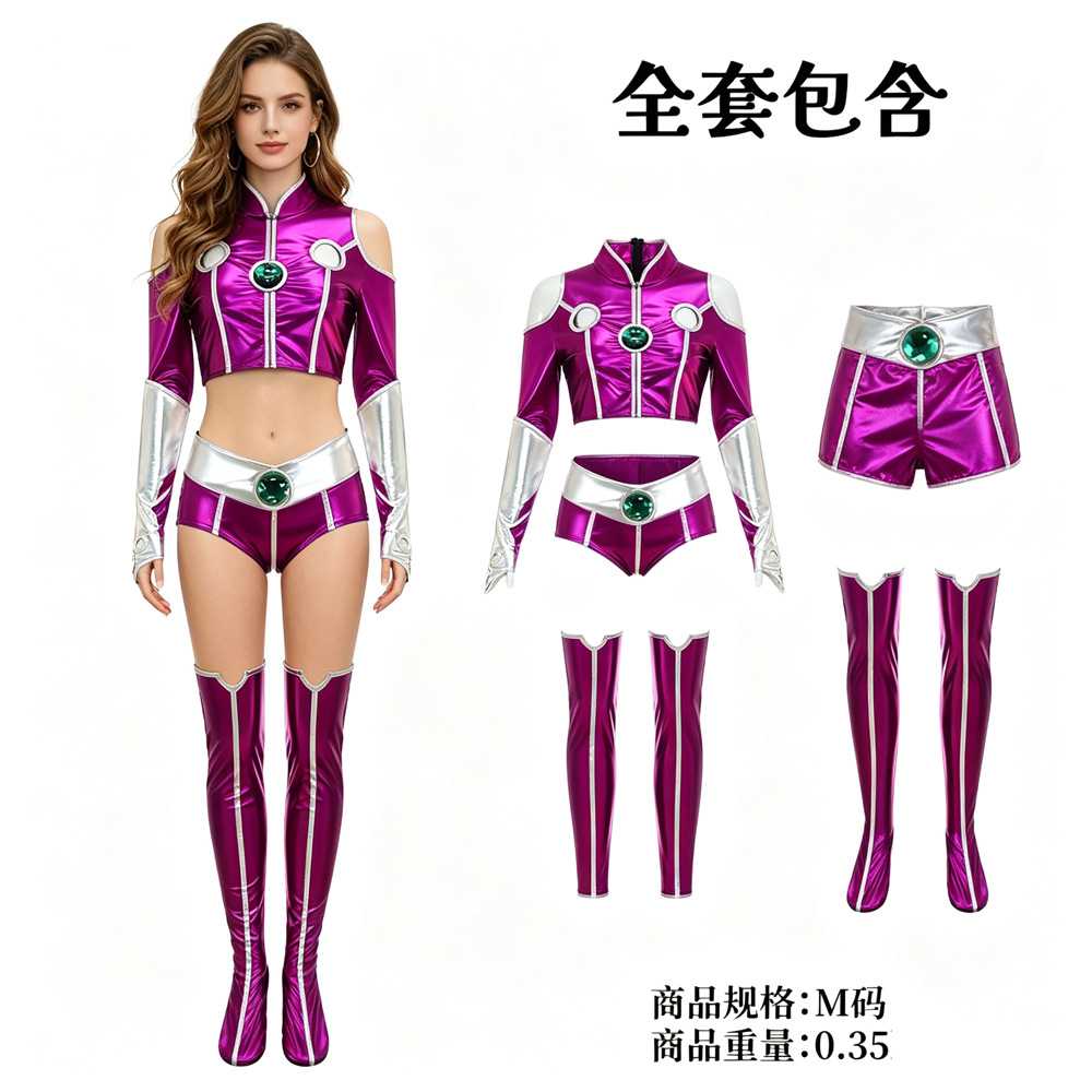 少年泰坦出击罗宾星火cos服装乌鸦少年火星柯莉安坦公主cosplay服
