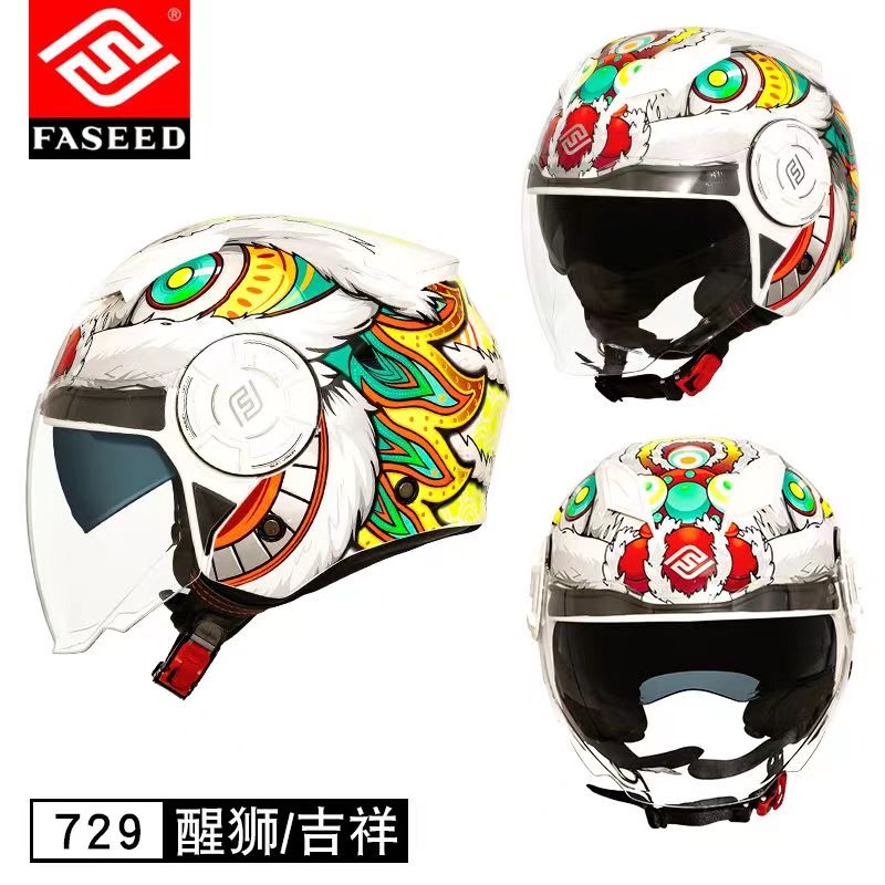 FASEED3/4盔通用四季旅行头盔