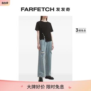 ab女士仿旧效果中腰牛仔裤 FARFETCH发发奇