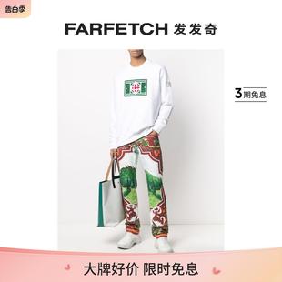 贴花卫衣FARFETCH发发奇 Casablanca男士 logo