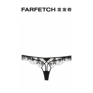 FARFETCH发发奇 Mal女士花卉蕾丝半透明丁字裤 Fleur