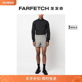 SAPIO男士 FARFETCH发发奇 短裤 压褶条纹西装