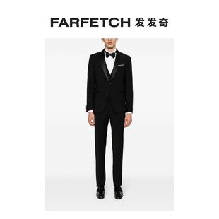 西装 套装 初剪羊毛三件式 Corneliani男士 FARFETCH发发奇