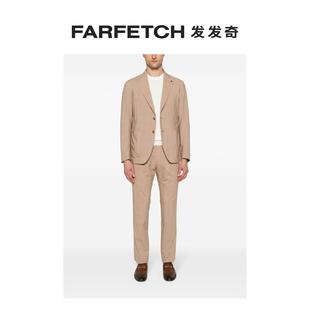 FARFETCH发发奇 套装 单排扣格纹羊毛西装 Tagliatore男士