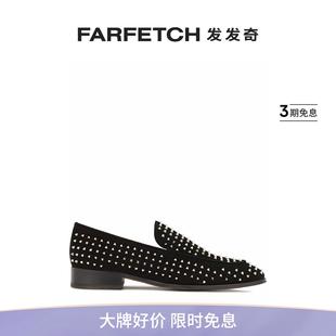 Final Sale Giuseppe FARFETCH发发 Zanotti男士 小铆钉镶嵌乐福鞋