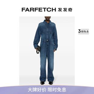 FARFETCH发发奇 3X1女士直筒牛仔连体长裤