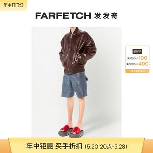 皮质飞行员夹克FARFETCH发发奇 Anderson男士