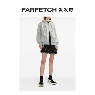 Ader FARFETCH发发奇 Error女士拉链褶饰细节连帽衫