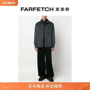 夹克FARFETCH发发奇 式 排扣针织衬衫 Brioni男士