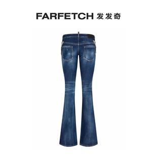 FARFETCH发发奇 Dsquared2女士晶饰星星贴花牛仔裤