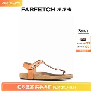 FARFETCH发发奇 缀饰平底凉鞋 Marant女士Enavy Isabel