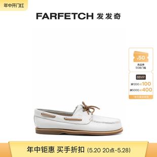 FARFETCH发发奇 皮质帆船鞋 Classic Timberland添柏岚男士