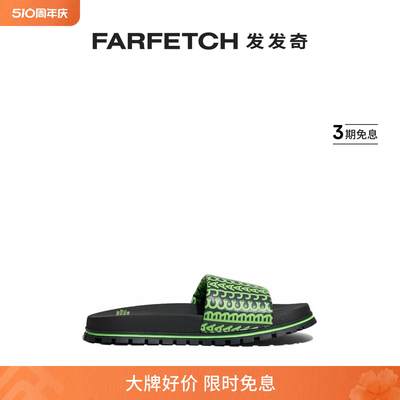 Marc Jacobs女士The Slide logo压纹拖鞋FARFETCH发发奇