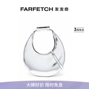 Staud女士Moon 皮质小号单肩包FARFETCH发发奇