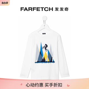 Final Sale Gufo童装 单车图案印花T恤FARFETCH发发奇