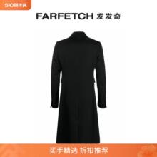 SAPIO男士 双排扣羊毛外套FARFETCH发发奇