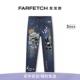 刺绣直筒牛仔裤 FARFETCH发发奇 GIVENCHY Disney 纪梵希童装