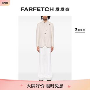 领长袖 衬衫 经典 Lardini男士 FARFETCH发发奇