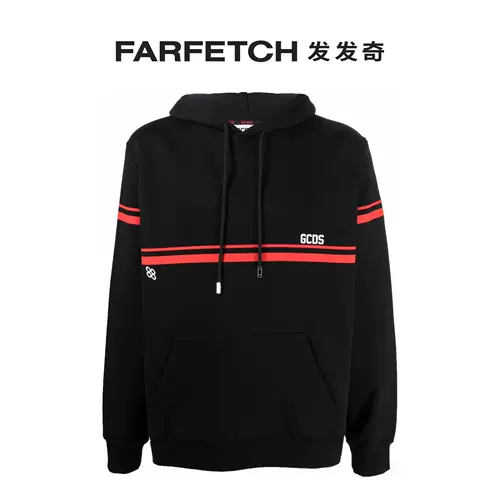 Мужское хлопковое худи Gcds в полоску FARFETCH