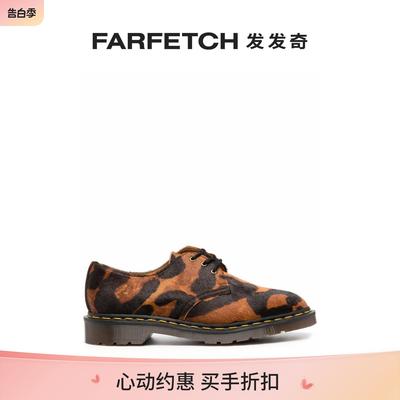 [Final Sale]Dr. Martens男士1461 Eye Ocelot 德比鞋FARFETCH发