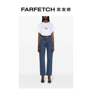 Beckham女士标语印花棉T恤FARFETCH发发奇 Victoria