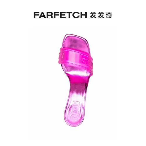 Женские сабо Gcds с логотипом металлик FARFETCH