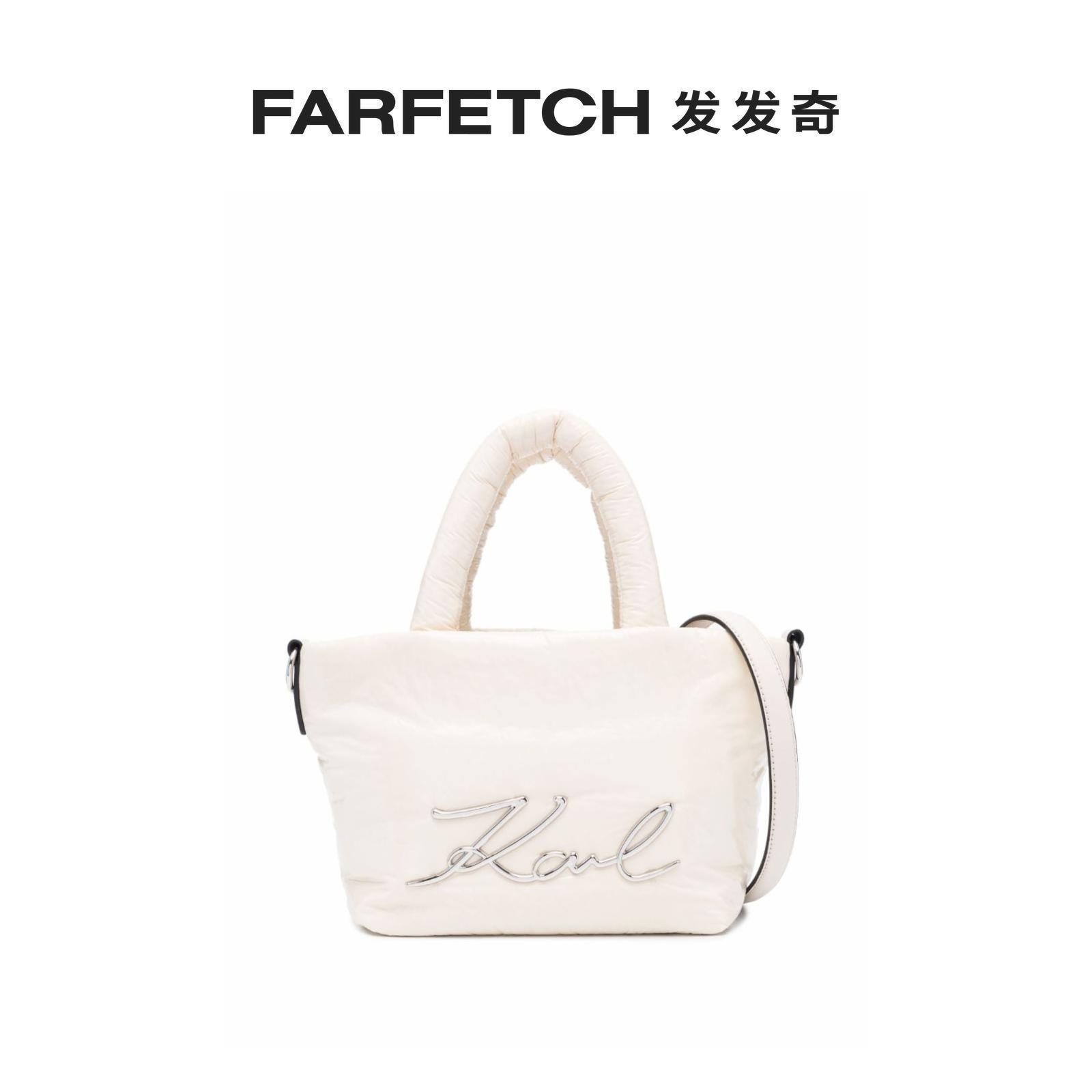 Karl Lagerfeld女士K/Signature小号填充手提包FARFETCH发发奇