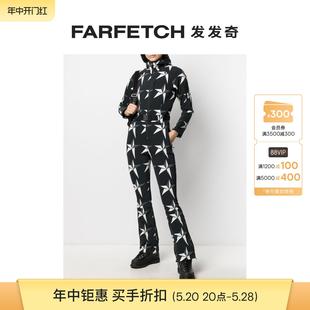 Perfect FARFETCH发发奇 Moment女士星星印花连帽连体长裤