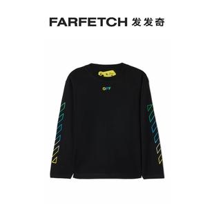 Arrows Rainbow White 长袖 T恤FARFETCH发发奇 Kids童装 Off