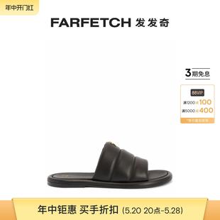 Zanotti男士 FARFETC Harmande Sale Giuseppe Final 皮质绗缝拖鞋