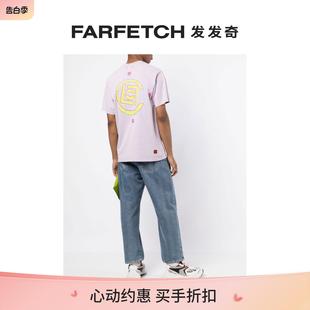 Final Sale CLOT男士 T恤FARFETCH发发奇 Globe logo印花短袖