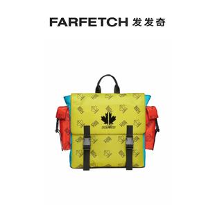 Dsquared2童装 logo印花双肩包FARFETCH发发奇