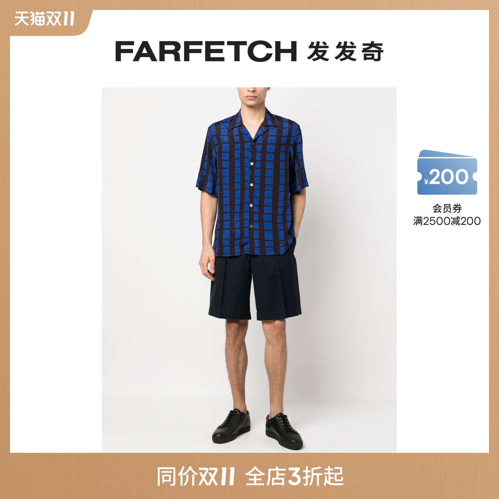 Paul Smith男士印花短袖衬衫FARFETCH发发奇