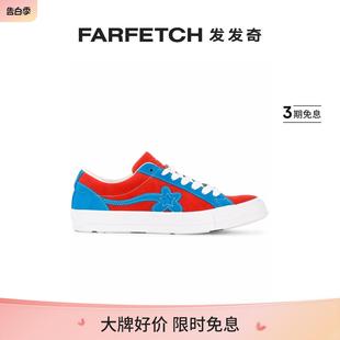 Converse匡威男女通用花卉缝饰板鞋 FARFETCH发发奇