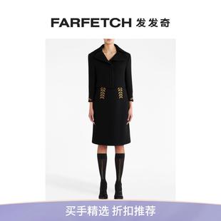 Etro女士叶片刺绣羊毛夹克FARFETCH发发奇