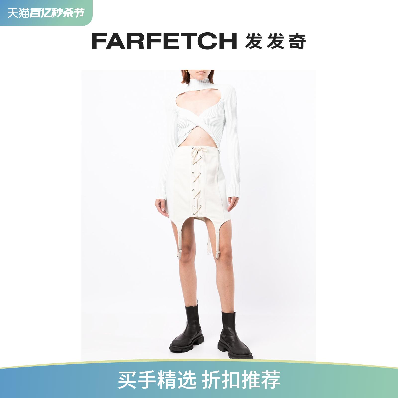 [Final Sale]Dion Lee女士系带迷你半身裙 FARFETCH发发奇