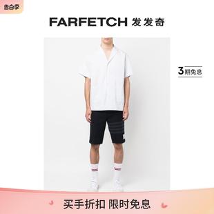 Browne男士 Thom 条纹短袖 衬衫 FARFETCH发发奇