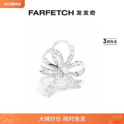 Swarovski女士Volta 大号蝴蝶结鸡尾酒戒指FARFETCH发发奇