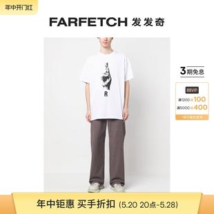 Raf Sale 手势印花T恤FARFETCH发发奇 Final Simons男士