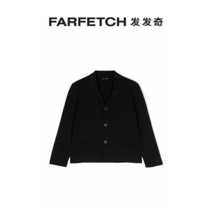 logo刺绣排扣西装 夹克 Armani阿玛尼童装 Emporio FARFETCH发发奇