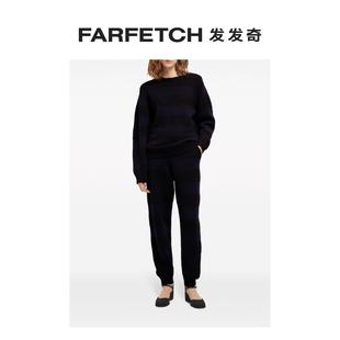 条纹仿羔皮呢运动裤 Barrie女士x Sofia Coppola FARFETCH发发奇