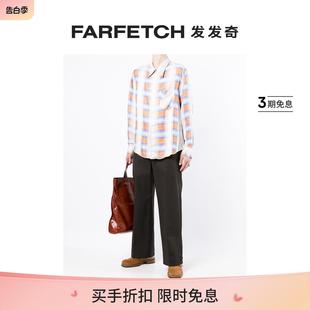 格纹长袖 Bed Ford男士 FARFETCH发发奇 J.W. 衬衫