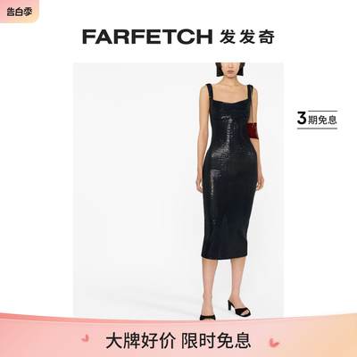 Atu Body Couture女士无袖亮片连衣裙FARFETCH发发奇