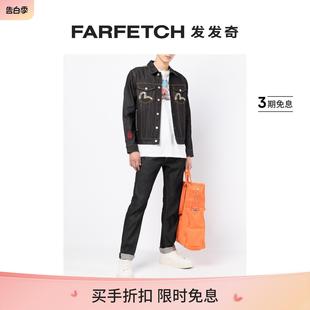 FARFETCH发发奇 EVISU男士 对比拼接牛仔裤