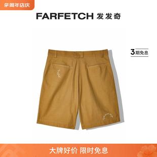 FARFETCH发发奇 短裤 刺绣工装 ADISH男士